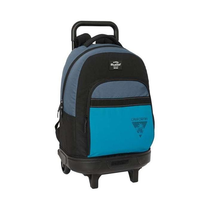 Mochila Safta Grande Con Ruedas Compact Extraible Reciclado Blackfit8 California 450x330x220 mm Mochila Safta Grande Con Ruedas Compact Extraible Reciclado Blackfit8 California 450x330x220 mm