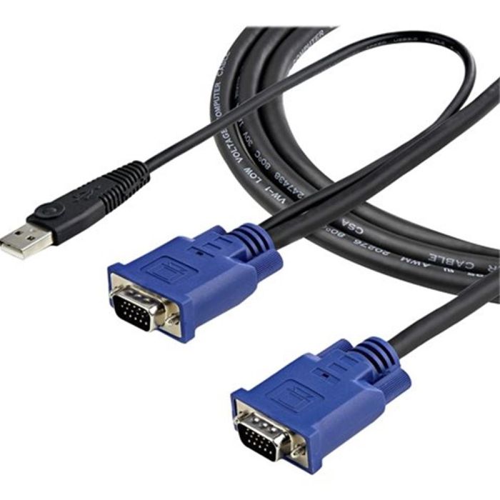 StarTech.com Cable KVM Ultra Delgado Todo en Uno VGA USB HD15 3.05m - Conectividad Fiable y Estándar 0 StarTech.com Cable KVM Ultra Delgado Todo en Uno VGA USB HD15 3.05m - Conectividad Fiable y Estándar 0
