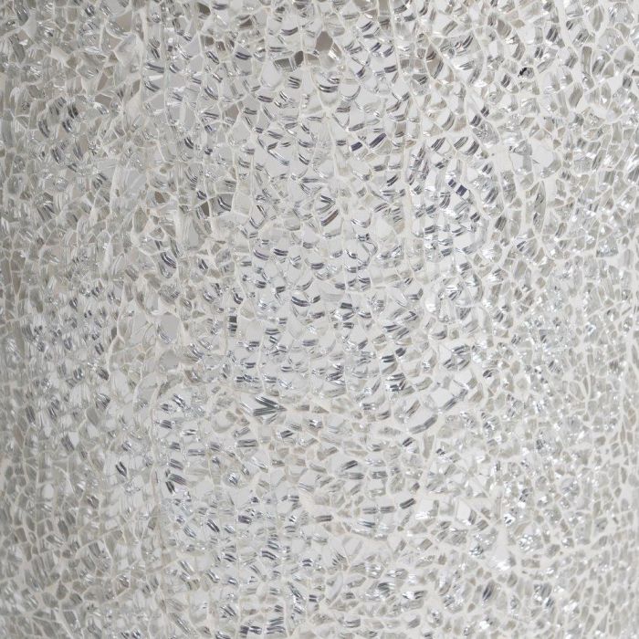 Jarrón Blanco Fibra de Vidrio Decoración 30 X 30 X 109,50 cm