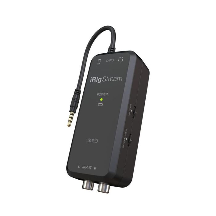 IKMULTIMED Irig Stream Solo Interfaz de Audio Portátil con Dimensiones 16x5.5x16 cm 0 IKMULTIMED Irig Stream Solo Interfaz de Audio Portátil con Dimensiones 16x5.5x16 cm 0