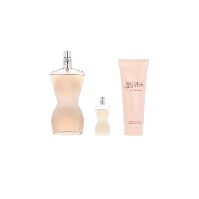 Jean Paul Gaultier Classique Estuche 3 pz Eau de Toilette Mujer - Floral, Frutal con Azahar, Rosa y Vainilla