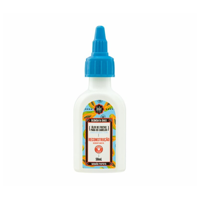 Lola Cosmetics Aceite Reconstructor Bemdita Ghee Papaya y Queratina Vegetal 50 mL