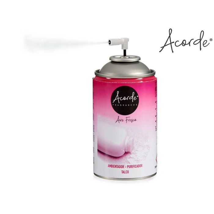 Recambio Ambientador Aerosol 250Ml Talco Acorde 6X14CM (6 Unidades) 4 Recambio Ambientador Aerosol 250Ml Talco Acorde 6X14CM (6 Unidades) 4