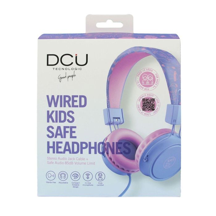 Auriculares DCU SAFE Rosa 1