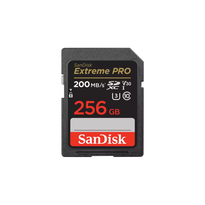 SanDisk Extreme PRO 256 GB SDXC UHS-I Clase 10 SanDisk Extreme PRO 256 GB SDXC UHS-I Clase 10