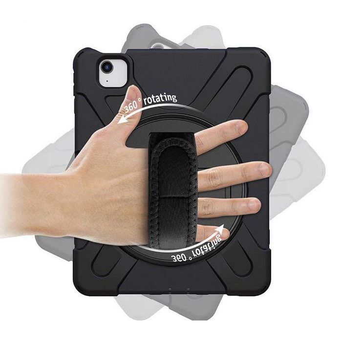 eSTUFF iPad Air 11 2025/2024 CHICAGO Full Body Defender Case with built-in screen protector - Black 4 eSTUFF iPad Air 11 2025/2024 CHICAGO Full Body Defender Case with built-in screen protector - Black 4