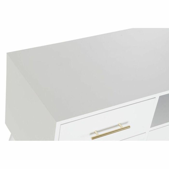 Mueble Tv Glam DKD Home Decor Blanco Crema 40 x 52 x 140 cm 1