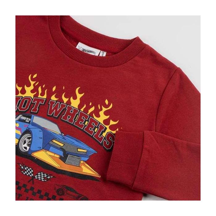 Sudadera cotton brushed hot wheels 5 años 2