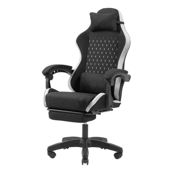Mars Gaming Silla Gaming Ergonómica MGC-X, Racing, Negra y Blanca, Reclinable 135°, Reposabrazos Ajustables, Reposapiés Extensible, Soporte Lumbar y Cervical Mars Gaming Silla Gaming Ergonómica MGC-X, Racing, Negra y Blanca, Reclinable 135°, Reposabrazos Ajustables, Reposapiés Extensible, Soporte Lumbar y Cervical