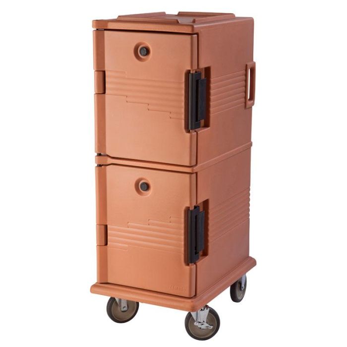CAMBRO - UPC800-131 - Carro isotérmico GN de doble compartimento Serie Camcarts® - 52 x 69 x 137 cm - Beige