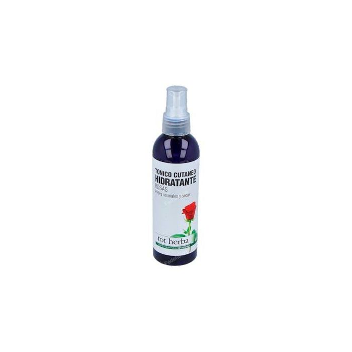 TOT HERBA-AUTHEX Tónico Hidratante Facial Agua de Rosas 200ml para Piel Normal y Seca