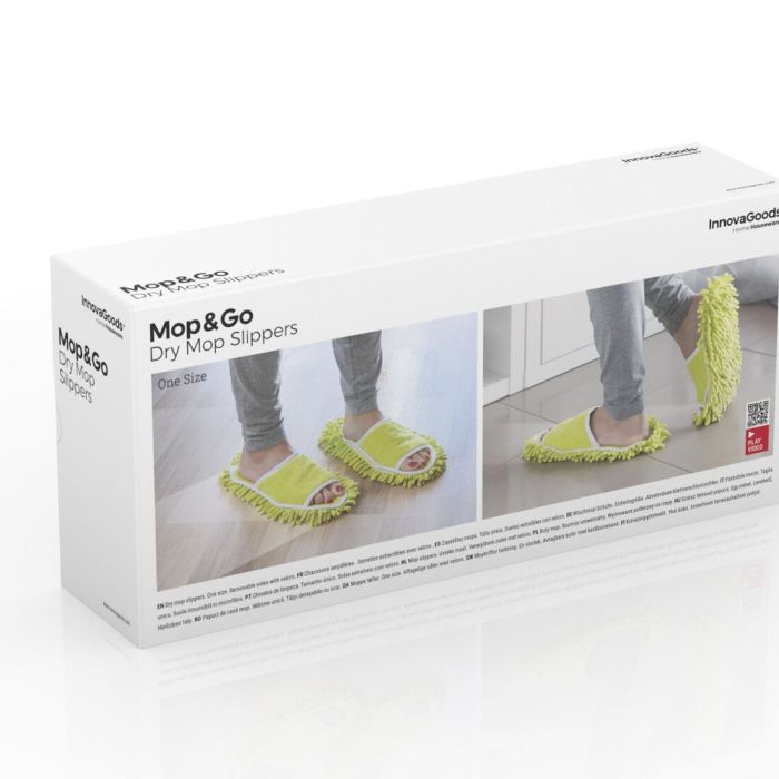 Zapatillas Mopa Mop&Go InnovaGoods V0100918 Unisex Ergonómico (Reacondicionado A+) 1 Zapatillas Mopa Mop&Go InnovaGoods V0100918 Unisex Ergonómico (Reacondicionado A+) 1