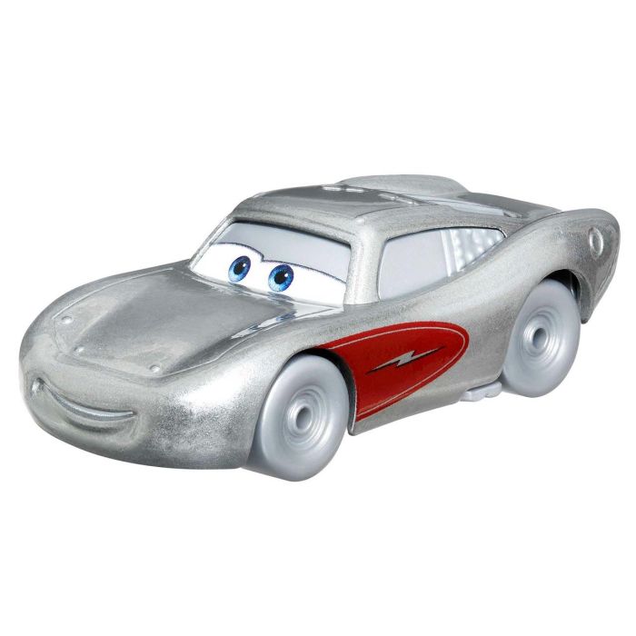 Mattel Cars Rayo McQueen Plateado Aniversario Coche de Juguete sin Pilas +3 Años 2