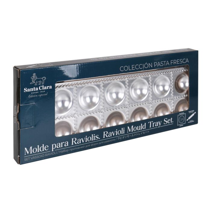 Molde Raviolis Redondo con Rodillo Santa Clara (2 Unidades) 4 Molde Raviolis Redondo con Rodillo Santa Clara (2 Unidades) 4