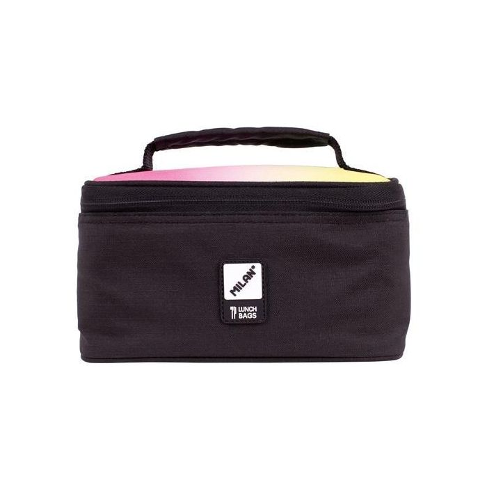 Milan Bolsa Isotérmica Porta Alimentos 1,5 L C-Recipiente Serie Sunset Negro Milan Bolsa Isotérmica Porta Alimentos 1,5 L C-Recipiente Serie Sunset Negro