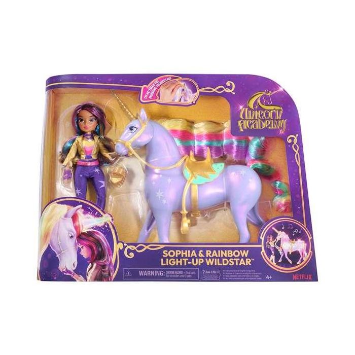 SPIN MASTER UNICORNIO CON FUNCIONES 28 CM WILDSTAR + MUÑECA 24 CM Unicorn Academy 1 SPIN MASTER UNICORNIO CON FUNCIONES 28 CM WILDSTAR + MUÑECA 24 CM Unicorn Academy 1