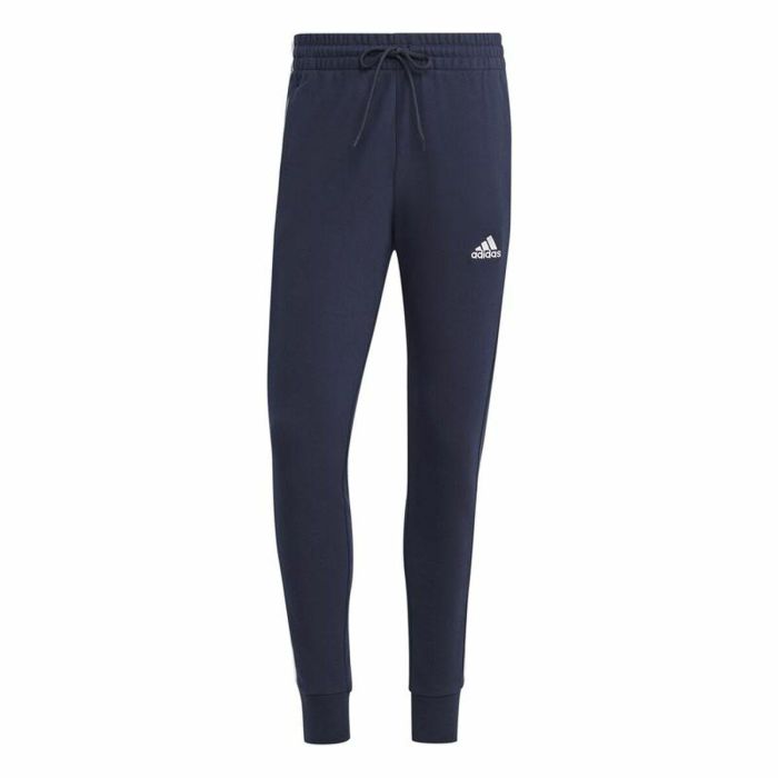 Pantalón Largo Deportivo Adidas M 3S Ft Tc Negro Azul oscuro Hombre 5