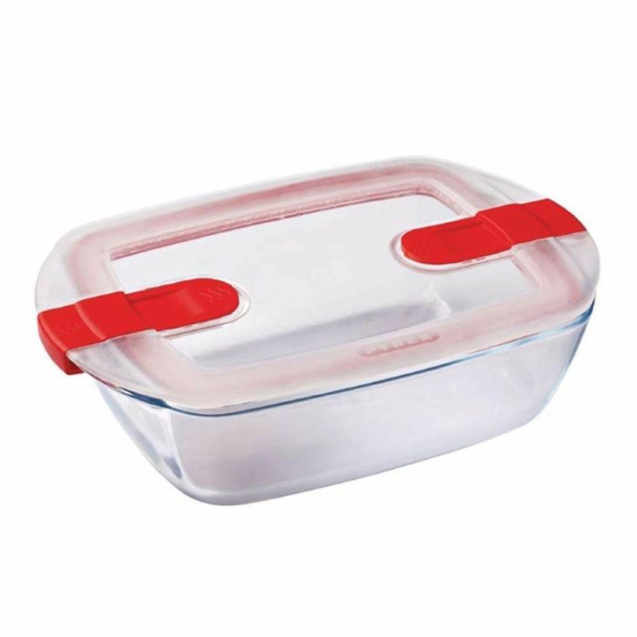 Pyrex Cook & Heat Caja rectangular de vidrio con tapa 23x15 cm para cocinar, hornear y calentar 17 Pyrex Cook & Heat Caja rectangular de vidrio con tapa 23x15 cm para cocinar, hornear y calentar 17