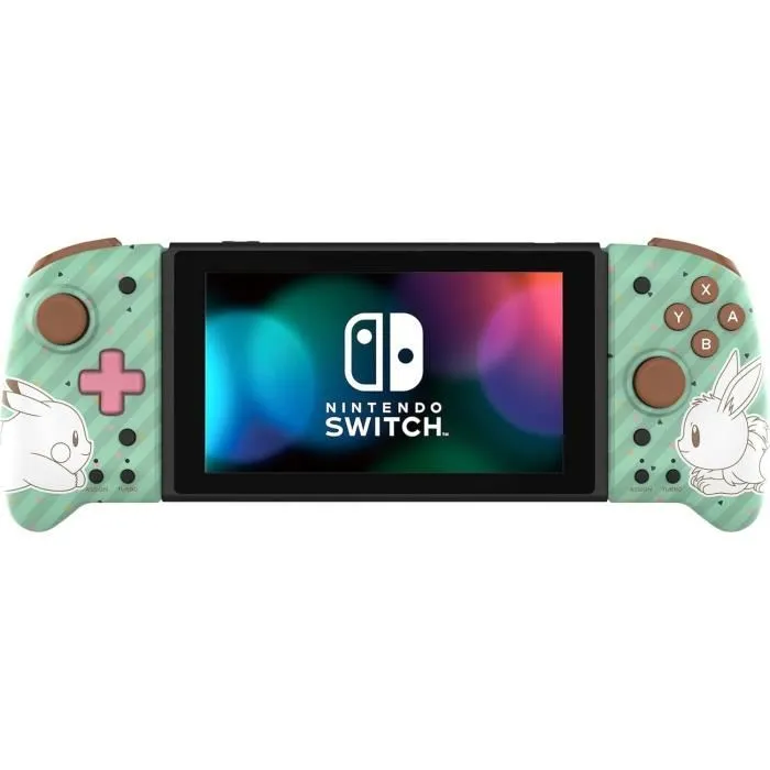 Hori Split Pad Pro Gamepad para Nintendo Switch - Pokémon Edition Verde/Blanco con Botones Traseros, Turbo y Cable