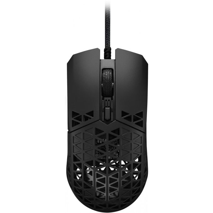 Asus TUF M4 Air Ratón Gaming Cable USB Tipo A 16000 DPI Ambidextro Negro - 6 Botones Programables - 47g Ligero