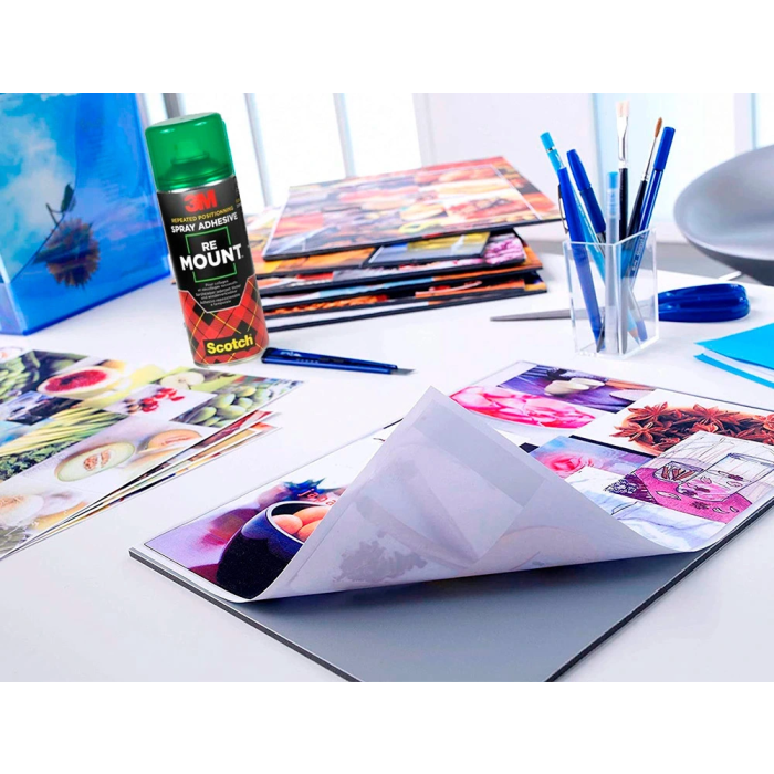 3m Pegamento Spray Adhesivo Reposicionable Indefinidamente Bote 400 ml 5