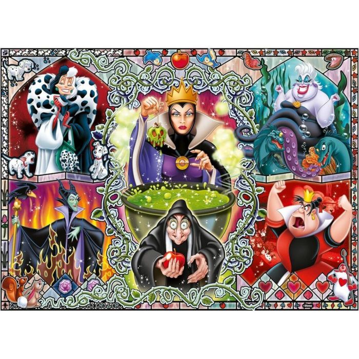 RAVENSBURGER Puzzle Villanas Disney 1000 Piezas 70x50cm