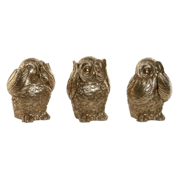 Figura Tradicional DKD Home Decor Dorado 11 x 15 x 11 cm (3 Unidades) 1 Figura Tradicional DKD Home Decor Dorado 11 x 15 x 11 cm (3 Unidades) 1