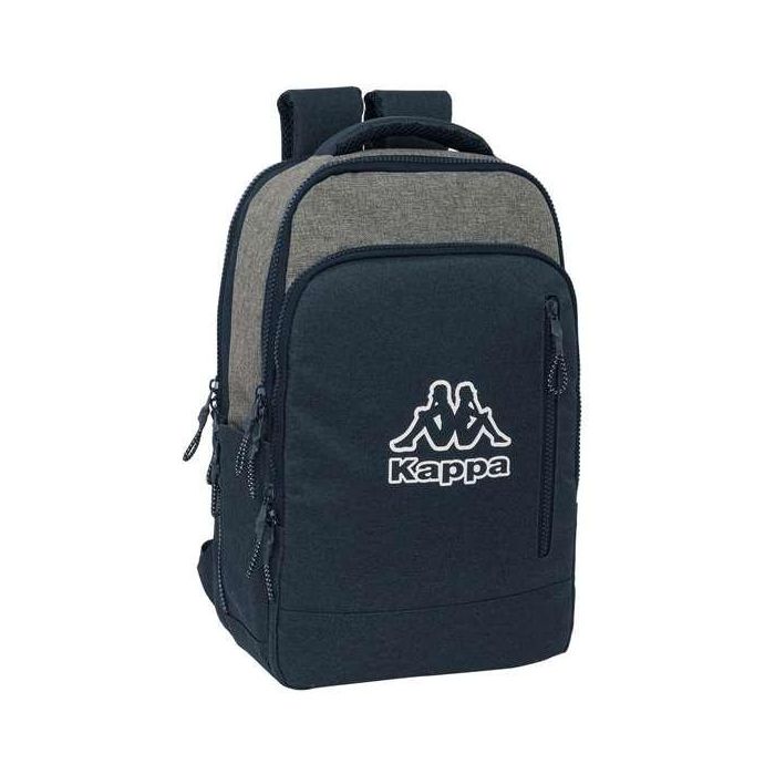 Mochila para Portátil Kappa Dark Navi Gris Azul marino 29 x 44 x 15 cm Mochila para Portátil Kappa Dark Navi Gris Azul marino 29 x 44 x 15 cm
