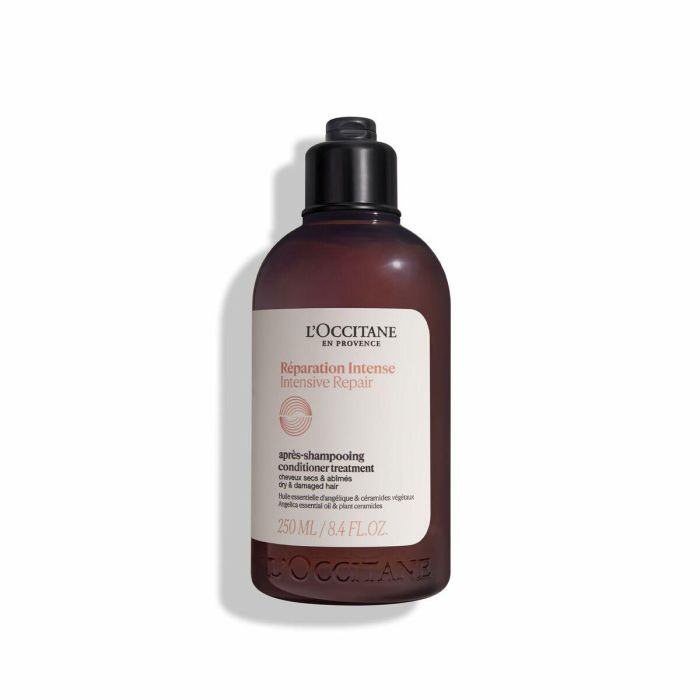 L'Occitane En Provence AROMACOLOGÍA Acondicionador Reparador Intenso para Cabello Seco y Dañado, Brillo, Desenredante y Fuerza, 250 ml