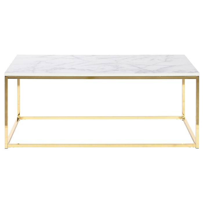 Mesa Centro Chic DKD Home Decor Blanco Dorado 60 x 40 x 100 cm 4 Mesa Centro Chic DKD Home Decor Blanco Dorado 60 x 40 x 100 cm 4