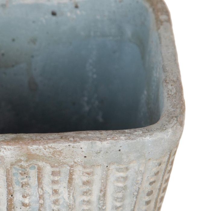 Macetero Cemento Decoración 13 X 13 X 12,50 cm