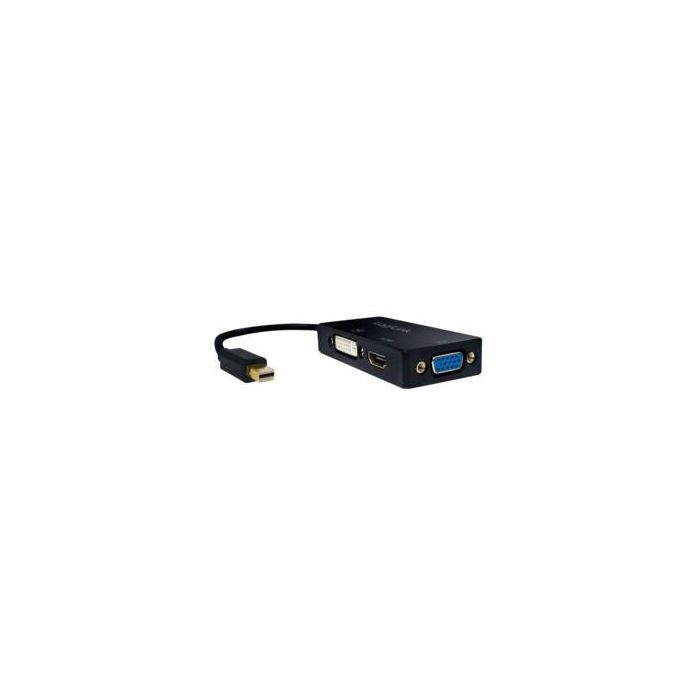 Logilink 4K Mini DisplayPort 1.2 zu DVI/HDMI/VGA Adapter 1