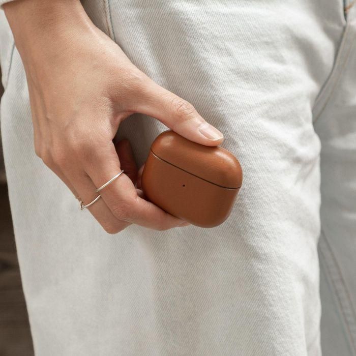 Native Union Leather Case for AirPods. AirPods Gen3. Color: Tan 2 Native Union Leather Case for AirPods. AirPods Gen3. Color: Tan 2