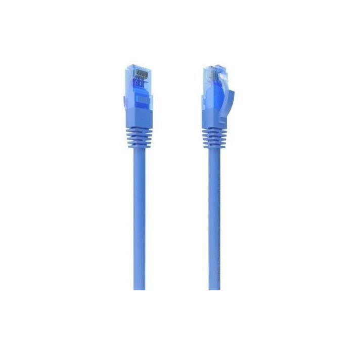 AISENS - CABLE DE RED LATIGUILLO RJ45 CAT.6 UTP AWG26 CCA, AZUL, 1.5M