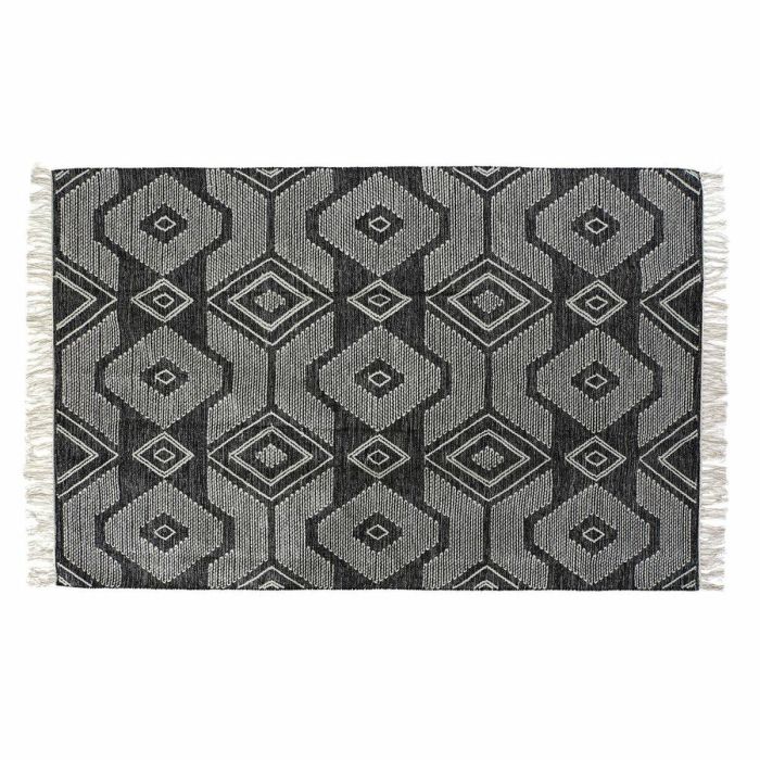 Alfombra Boho DKD Home Decor Negro Blanco 230 x 1 x 160 cm