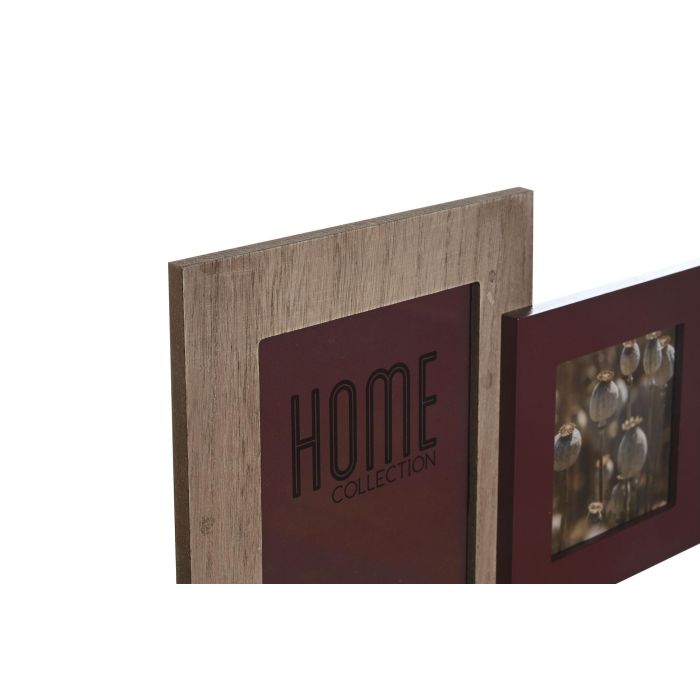 DKD Home Decor Marco Multifoto Shabby Natural Granate 42 x 5 x 24 cm (2 Unidades) 1 DKD Home Decor Marco Multifoto Shabby Natural Granate 42 x 5 x 24 cm (2 Unidades) 1