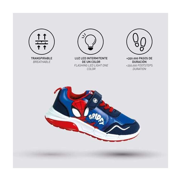 Deportiva suela pvc con luces spidey t029 4 Deportiva suela pvc con luces spidey t029 4