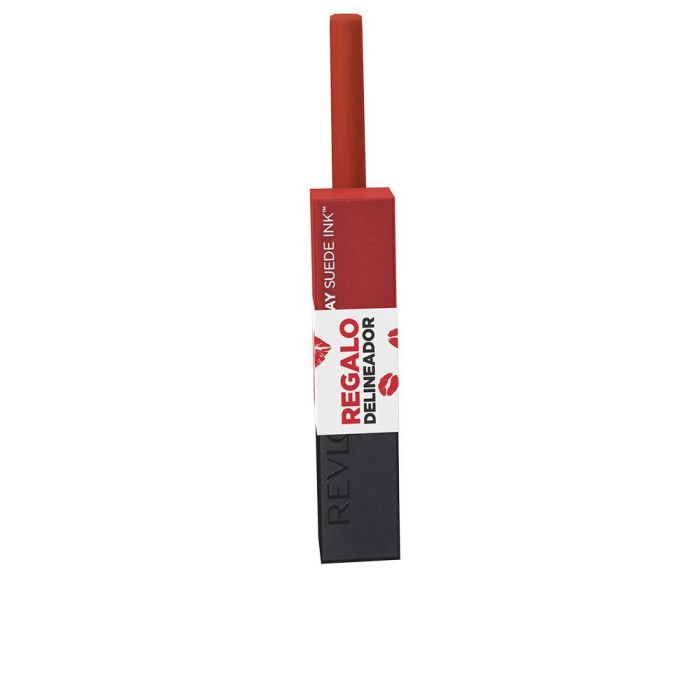 Revlon ColorStay Suede Ink Estuche Dúo Labial: Barra de Labios Mate No-Transfer 8h con Vitamina E + Perfilador