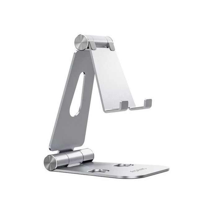 AISENS - SOPORTE DE SOBREMESA TAMAÑO XL AJUSTABLE (2 PIVOTES) PARA MOVIL / TABLET, PLATA AISENS - SOPORTE DE SOBREMESA TAMAÑO XL AJUSTABLE (2 PIVOTES) PARA MOVIL / TABLET, PLATA