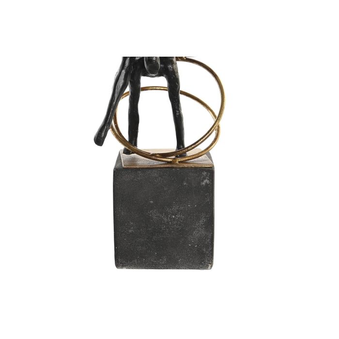 DKD Home Decor Figura de Decoración Gimnasta Moderno en Resina y Metal Negro Dorado Desmontable 14x42,5x17 cm 1 DKD Home Decor Figura de Decoración Gimnasta Moderno en Resina y Metal Negro Dorado Desmontable 14x42,5x17 cm 1