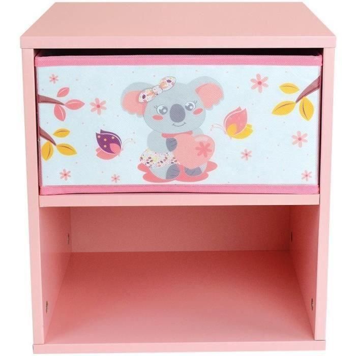 CALLY MIMI KOALA Mesita de noche con cajón ± 36 x 33 x 30 cm para niños 1 CALLY MIMI KOALA Mesita de noche con cajón ± 36 x 33 x 30 cm para niños 1