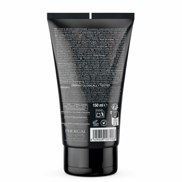 Naturtint REVITALISING MEN'S CARE Acondicionador para Cabello y Barba - Fortaleza y Nutrición 150 ml 1 Naturtint REVITALISING MEN'S CARE Acondicionador para Cabello y Barba - Fortaleza y Nutrición 150 ml 1