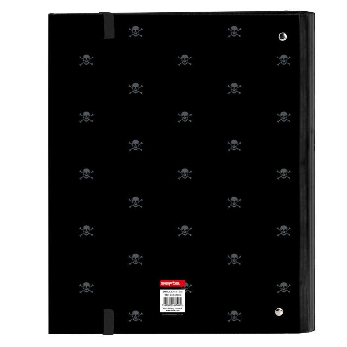 Carpeta de anillas Safta California Negro 27 x 32 x 3.5 cm 1