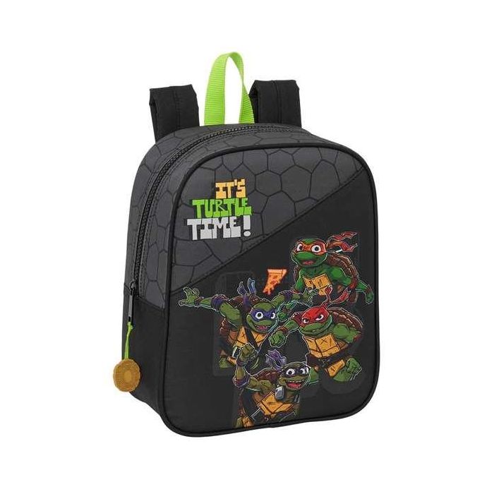 Mochila Escolar Teenage Mutant Ninja Turtles Negro Gris 22 x 27 x 10 cm 3