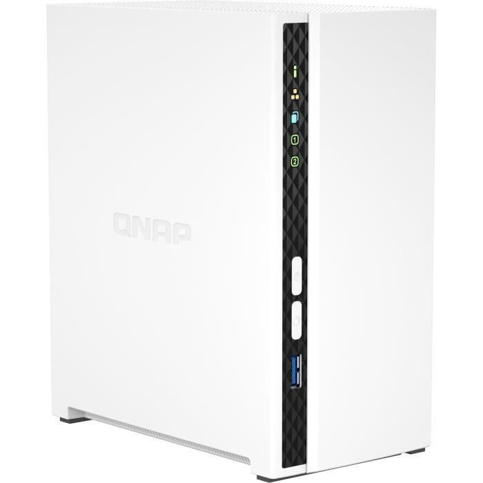 QNAP TS-233 Servidor Barebone Mini Tower Blanco 2GB DDR4-SDRAM 1 QNAP TS-233 Servidor Barebone Mini Tower Blanco 2GB DDR4-SDRAM 1