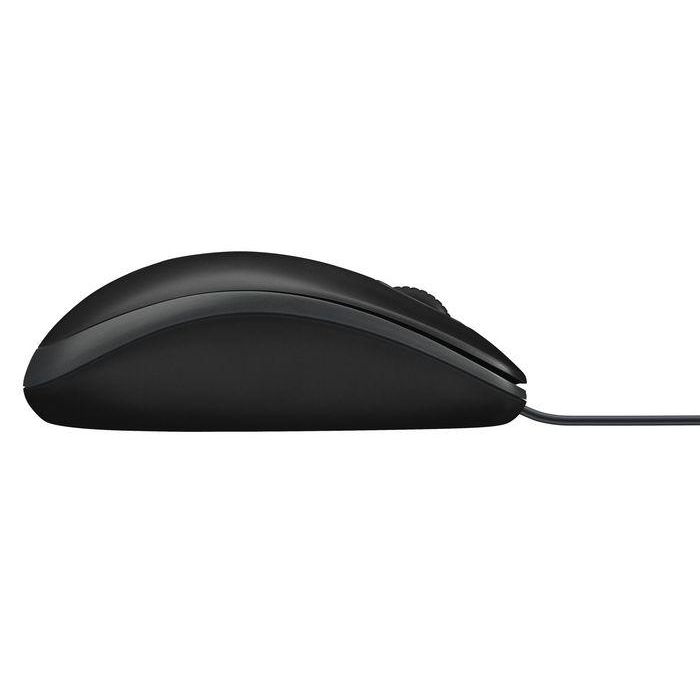 Logitech B100 Ratón Óptico USB Negro para Negocios, 800 DPI, Ergonómico Ambidextro, Conexión USB-A Plug & Play 5