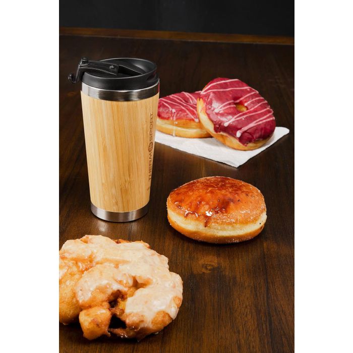 Termo Travel Mug Bambú 450 ml - Thermosport (9 Unidades) 5 Termo Travel Mug Bambú 450 ml - Thermosport (9 Unidades) 5