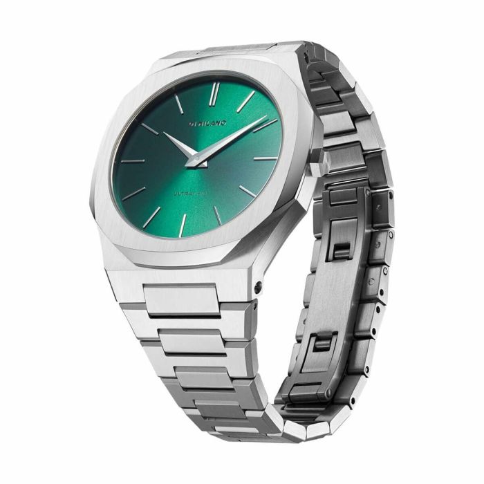 Reloj Hombre D1 Milano SCARABEO Verde Plateado (Ø 40 mm) 3 Reloj Hombre D1 Milano SCARABEO Verde Plateado (Ø 40 mm) 3