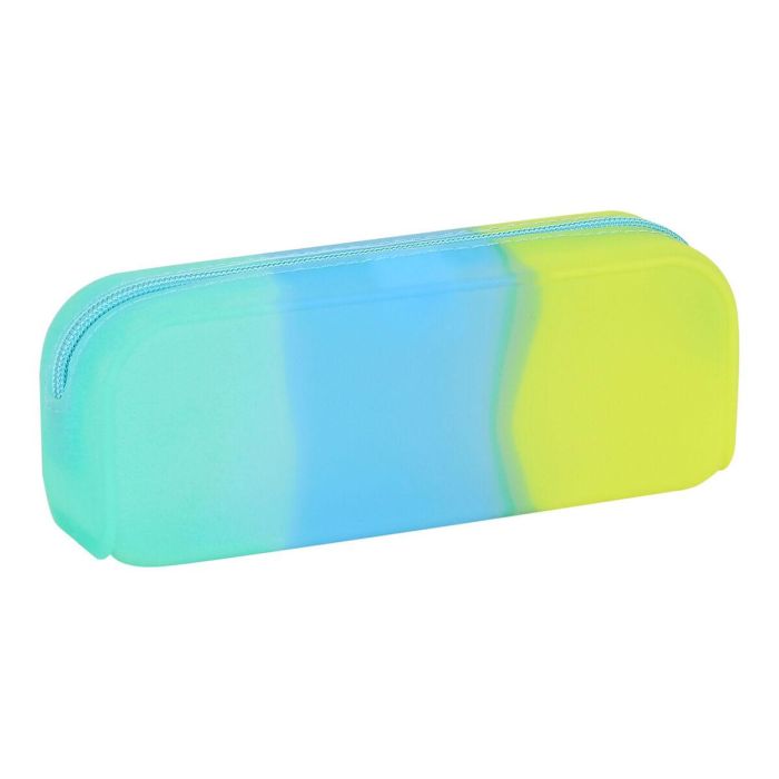 Estuche Escolar Safta Azul Verde Amarillo (18.5 x 7.5 x 5.5 cm) 1 Estuche Escolar Safta Azul Verde Amarillo (18.5 x 7.5 x 5.5 cm) 1