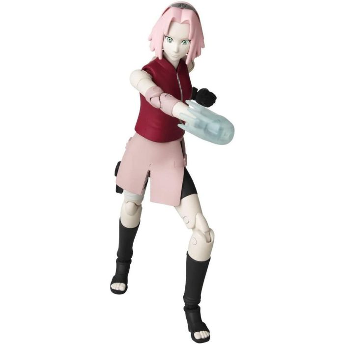 Bandai Figura Anime Heroes Naruto Haruno, 20+ puntos de articulación, detalle increíble, 15.5x25.5x5.5 cm 4